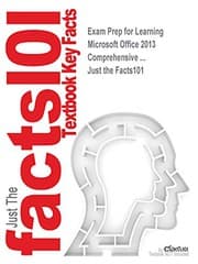 Tapa de Exam Prep for Learning Microsoft Office 2013 Comprehensive ...