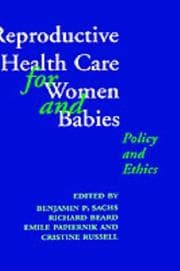 Tapa de Reproductive Health Care for Women and Babies