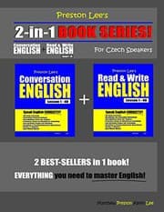 Tapa de Preston Lee’s 2-in-1 Book Series! Conversation English & Read & Write English Lesson 1 – 40 For Czech Speakers