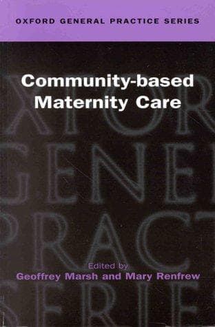 Tapa de Community-based maternity care