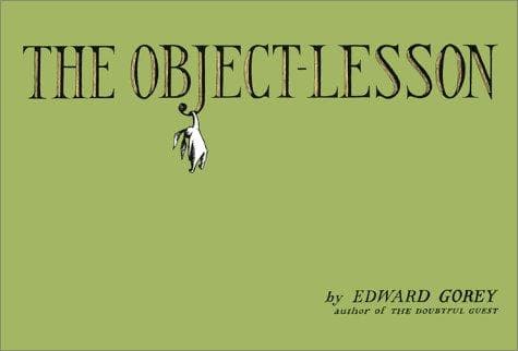 Tapa de The object-lesson