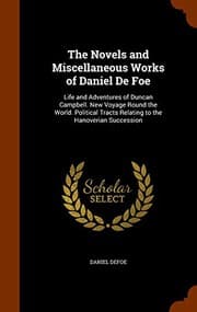 Tapa de The Novels and Miscellaneous Works of Daniel De Foe