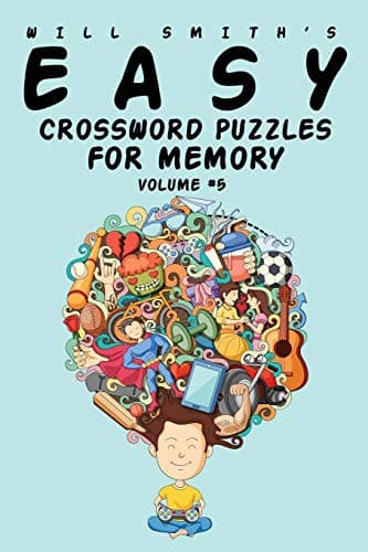 Tapa de Will Smith Easy Crossword Puzzles For Memory -Volume 5