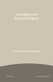 Tapa de Investigaciones fenomenologicas