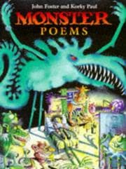 Tapa de Monster poems