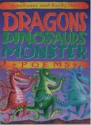 Tapa de Dragons, dinosaurs, monster poems