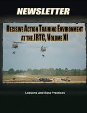 Tapa de Decisive Action Training Environment at the JRTC, Volume XI