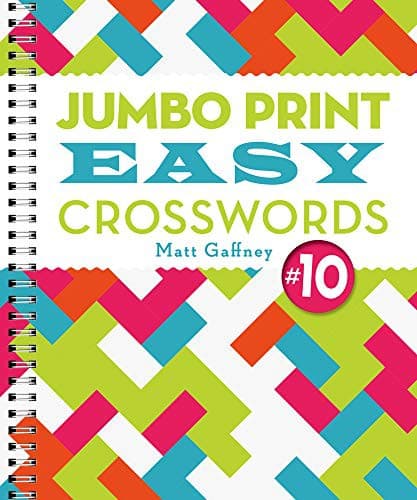 Tapa de Jumbo Print Easy Crosswords #10