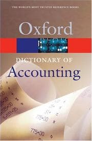 Tapa de A dictionary of accounting