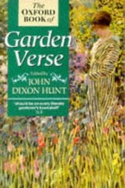 Tapa de The Oxford book of garden verse