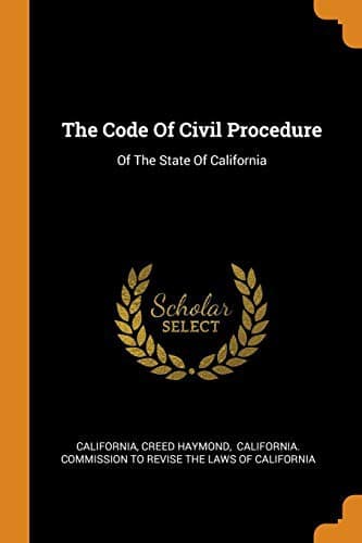 Tapa de The Code of Civil Procedure