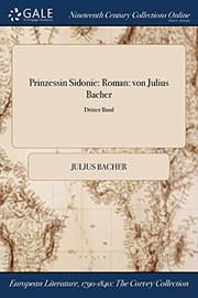 Tapa de Prinzessin Sidonie : Roman