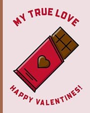 Tapa de My True Love Happy Valentines