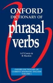 Tapa de Dictionary of Phrasal Verbs