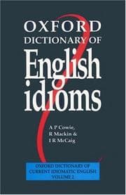 Tapa de Oxford Dictionary of English Idioms