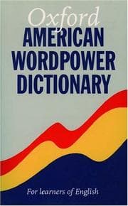 Tapa de American wordpower dictionary