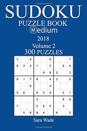 Tapa de 300 Medium Sudoku Puzzle Book - 2018