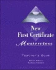 Tapa de New First Certificate Masterclass