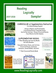 Tapa de Reading Logically Sampler 2017-2018