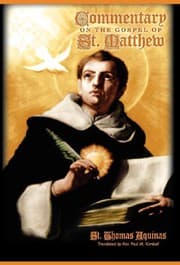 Tapa de Commentary on the Gospel of St. Matthew