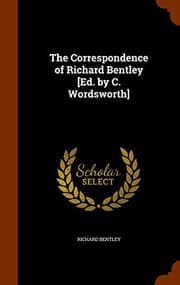 Tapa de Correspondence of Richard Bentley