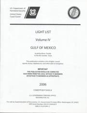 Tapa de Light List, 2006, V. 4, Gulf of Mexico