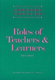 Tapa de Roles of teachers and learners