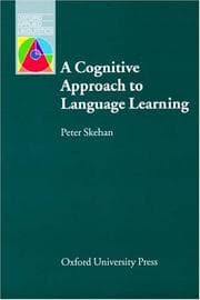 Tapa de A Cognitive Approach to Language Learning (Oxford Applied Linguistics)
