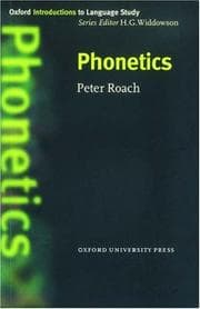 Tapa de Phonetics (Oxford Introduction to Language Study Series)