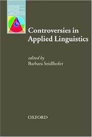 Tapa de Controversies in Applied Linguistics (Oxford Applied Linguistics)