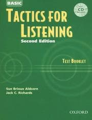 Tapa de Basic tactics for listening