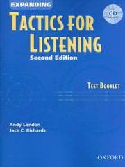 Tapa de Expanding Tactics for Listening