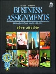 Tapa de Business Assignments Info File