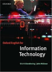 Tapa de Oxford English for information technology