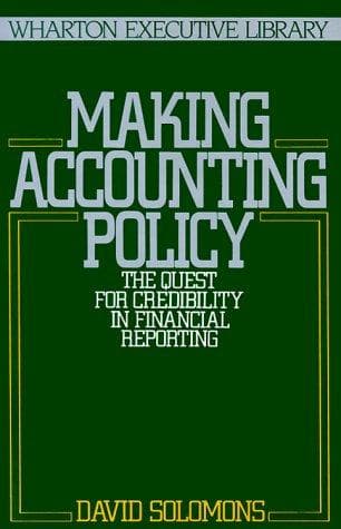 Tapa de Making accounting policy