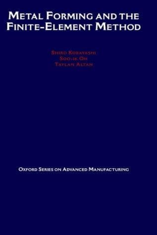 Tapa de Metal forming and the finite-element method