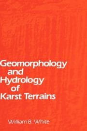 Tapa de Geomorphology and hydrology of karst terrains
