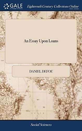 Tapa de An Essay Upon Loans