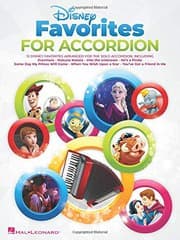 Tapa de Disney Favorites for Accordion