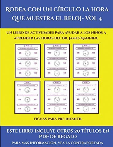 Tapa de Fichas para pre-infantil