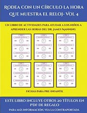 Tapa de Fichas para pre-infantil