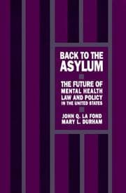 Tapa de Back to the asylum