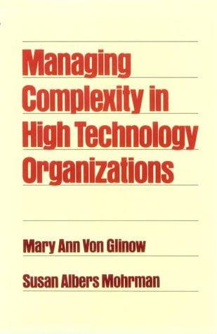 Tapa de Managing complexity in high technology organizations