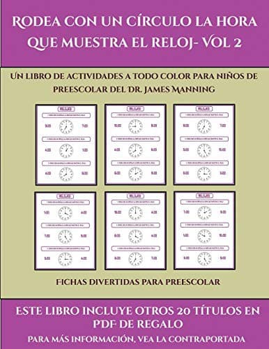 Tapa de Fichas divertidas para preescolar