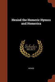 Tapa de Hesiod the Homeric Hymns and Homerica