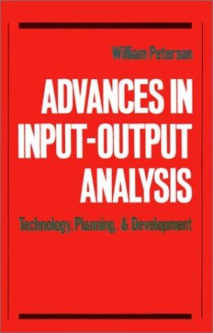 Tapa de Advances in Input-Output Analysis