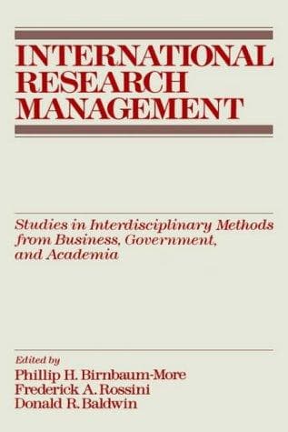 Tapa de International research management