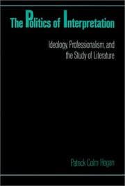 Tapa de The politics of interpretation