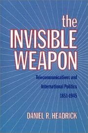 Tapa de The invisible weapon