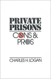 Tapa de Private prisons